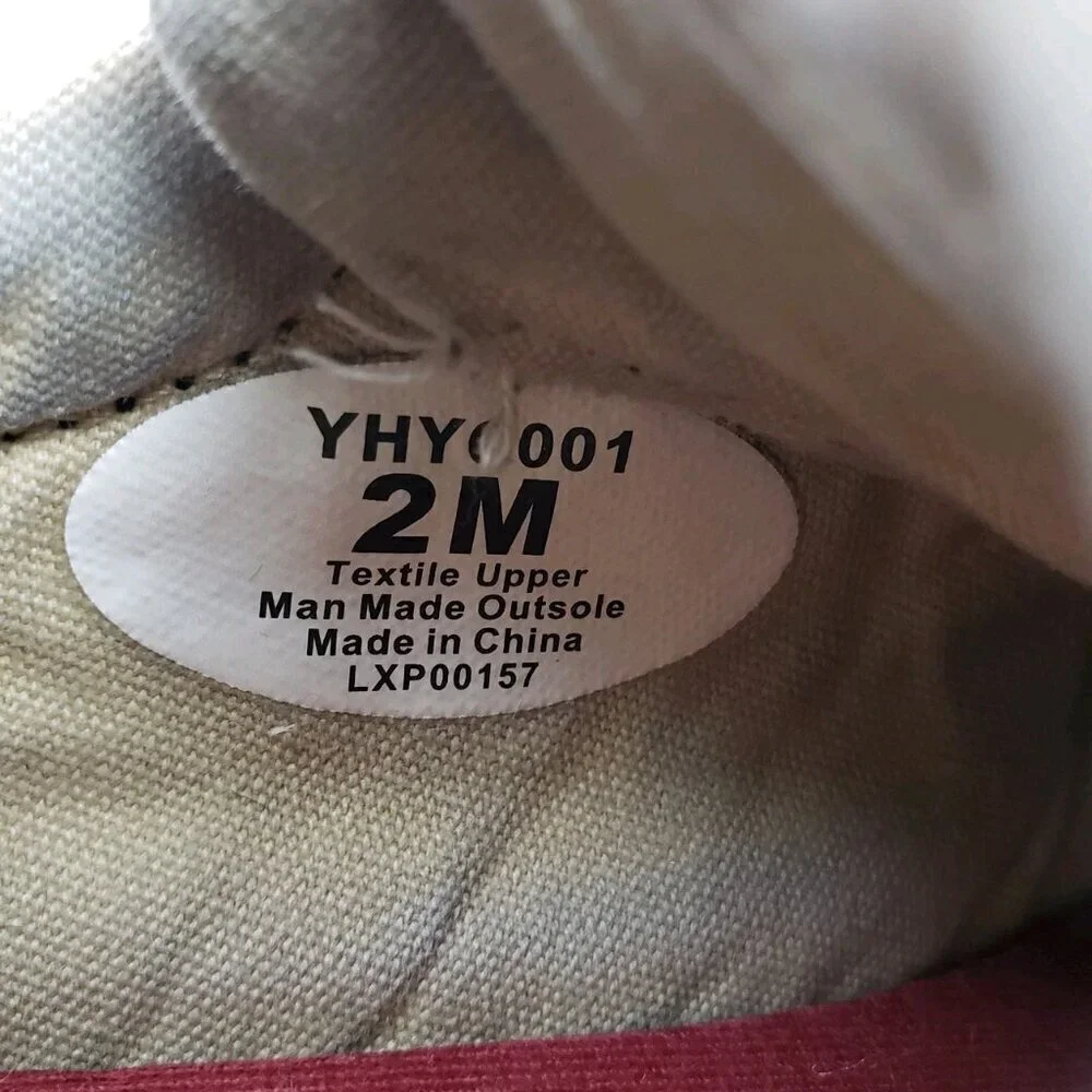 Twisted X Hooey Loper Shoe Kids 2 Blue Red Southwest Aztec Lace Up Moc Girl Boy